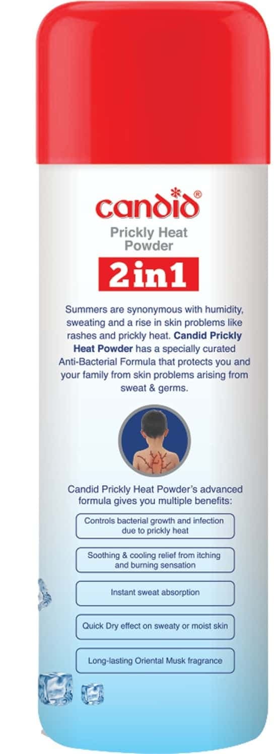 Candid Prickly Heat Powder - 120 Gm