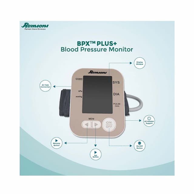 Romsons Bpx Automatic Blood Pressure Monitor Device 1