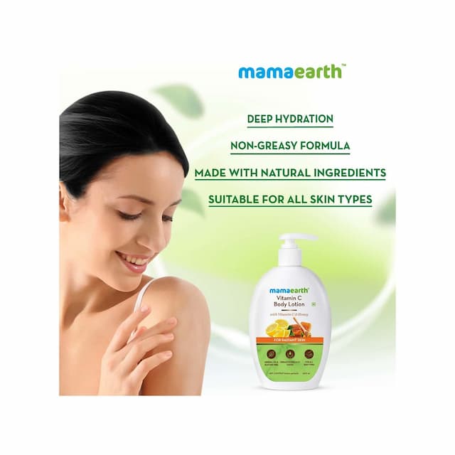 Mamaearth Vitamin C Body Lotion With Vitamin C & Honey For Radiant Skin 400 Ml