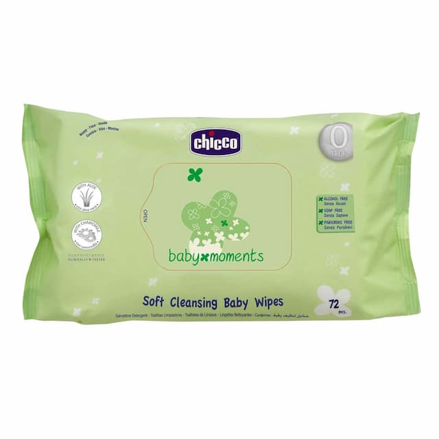 Chicco Cleansing Pack Wipes 72