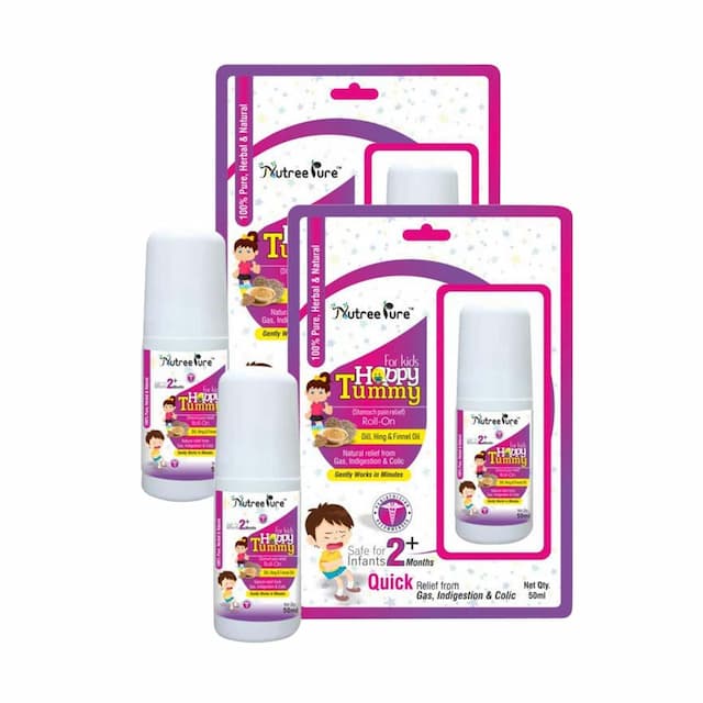 Nutree Pure Tummy Roll For Kids Stomach Liquid 50 Ml