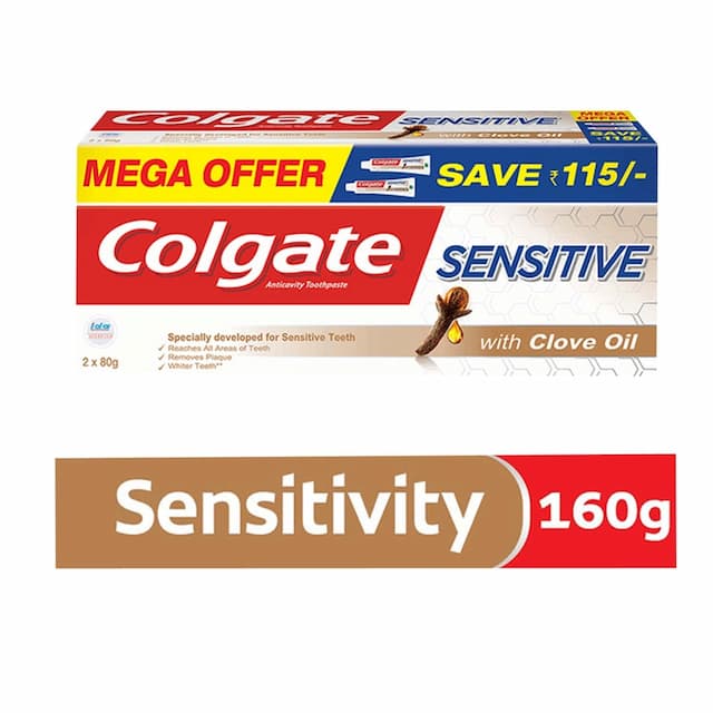 Colgate Sensitive With Clove Oil Tooth Paste 160 Gm