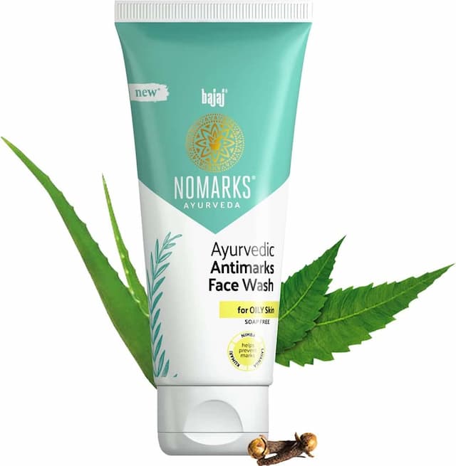 Bajaj Nomarks Ayurvedic Antimarks Face Wash - Oily Skin - 50g