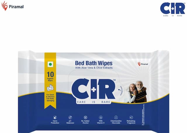 Cir Bed Bath Wipes 10s