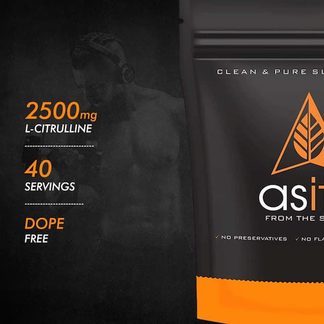 As-It-Is Nutrition Pure L-Citrulline Powder, Boosts Nitric Oxide & Muscle Growth - 100g Pouch