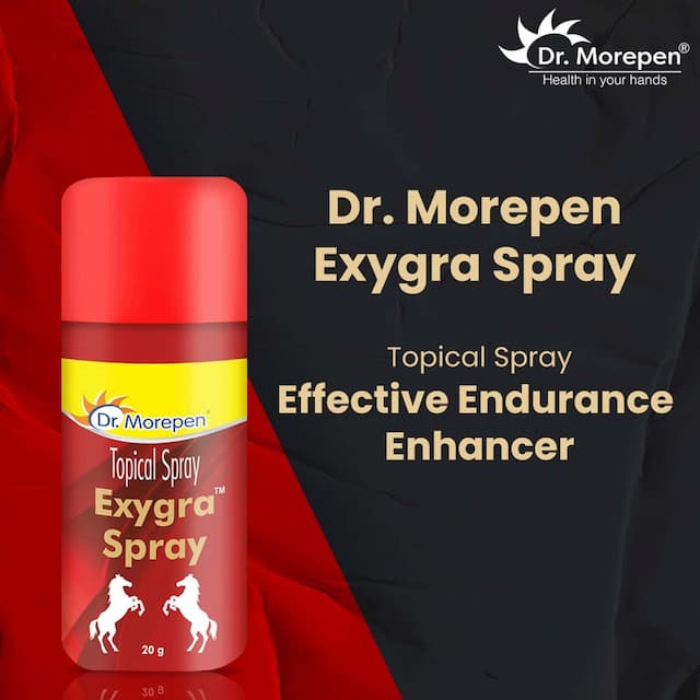 Dr. Morepen Exygra Spray, Stamina Booster Spray For Men - 20gm
