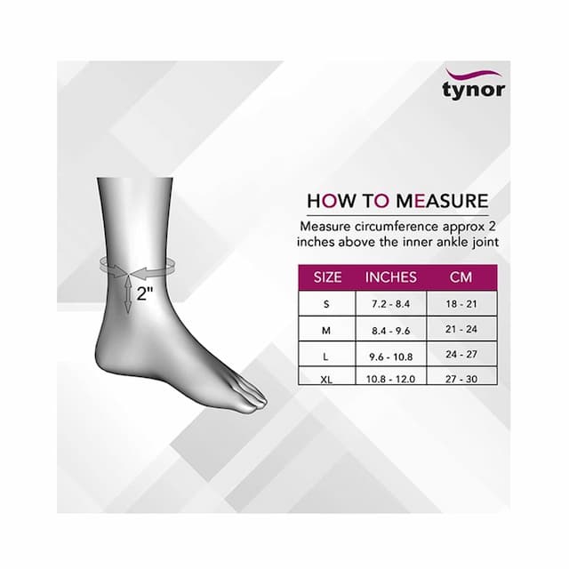 Tynor Anklet Pair Oac Size Medium