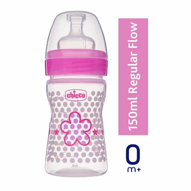 Chicco Wellbeing Pp Pink Bottle 150 Ml