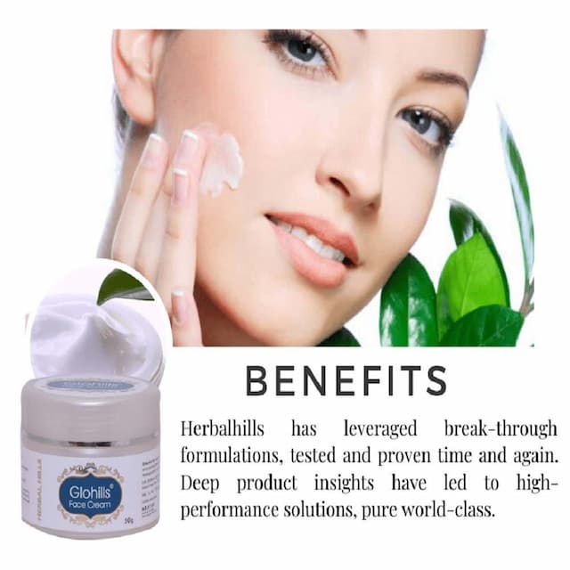 Herbal Hills Glohills Healthy Face Cream 50 Gm