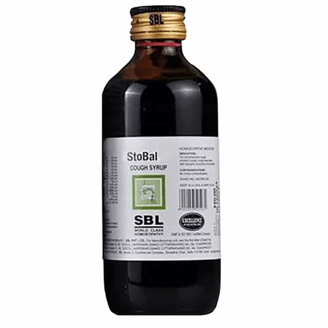 Sbl Stobal Cough Syrup 180 Ml