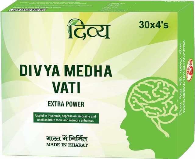 Patanjali Divya Medha Vati Extra Power 120 Tablets