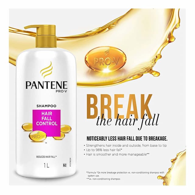 Pantene Hair Fall Control Shampoo 1 Litre