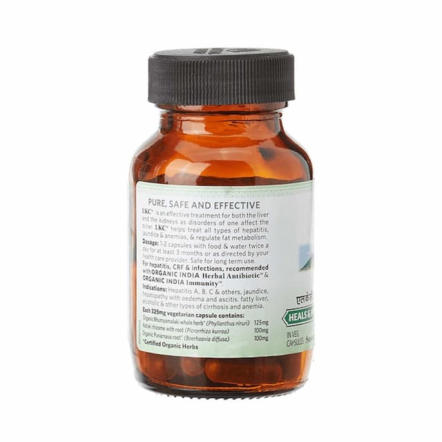 Organic India Lkc For Liver And Kidney Capsule 60