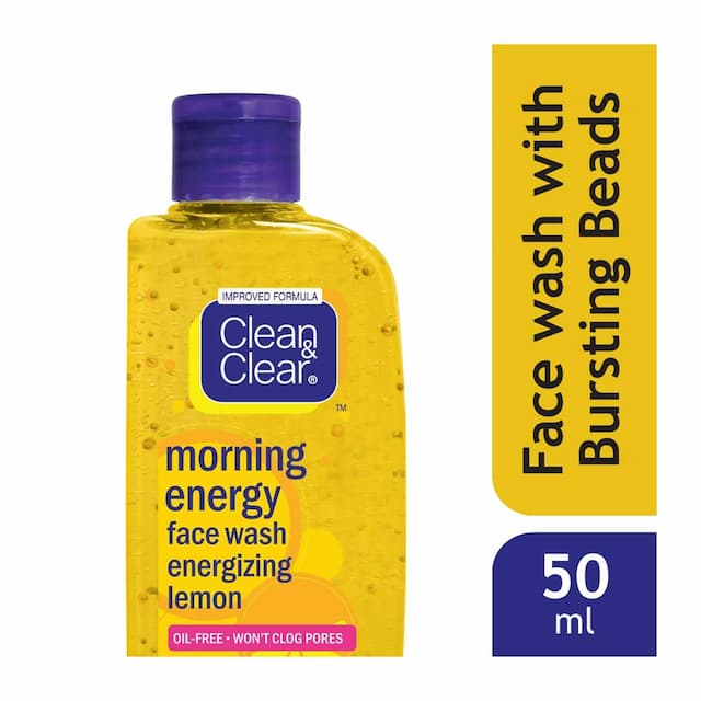 Clean And Clear Morning Energy Lemon Facewash 50 Ml