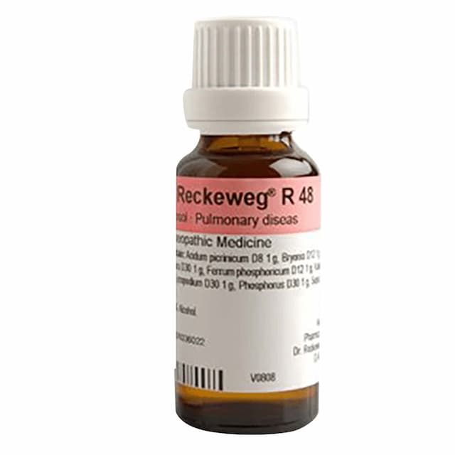 Dr Reckeweg R 48 Pulmonary Respiratory Diseases Drops 22 Ml