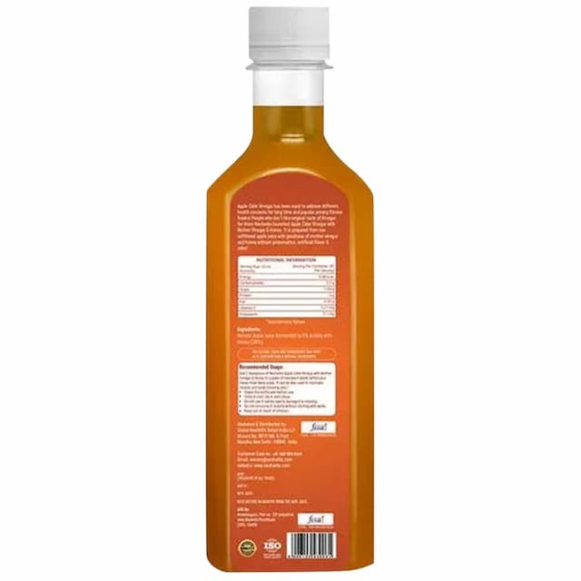 Neuherbs Apple Cider Vinegar With Mother And Honey For Weight Loss 350 Ml