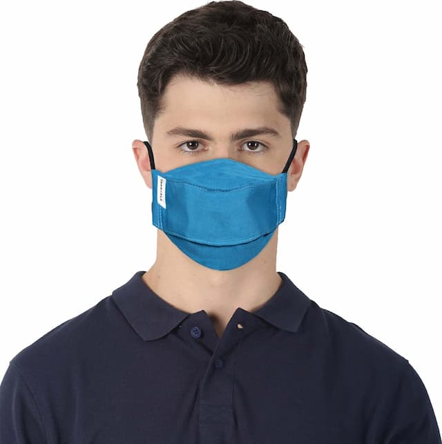 Carriall Adult Unisex 3 Layer Reusable,Washable Cotton Mask (Camsm086) Pack Of 3