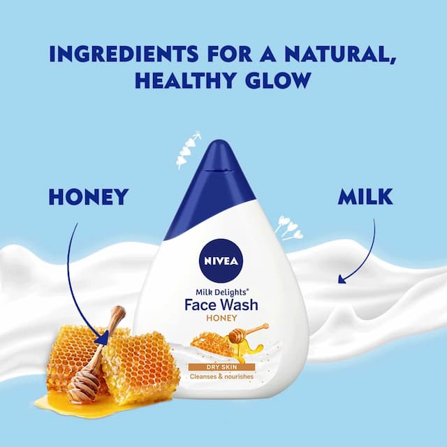 Nivea Milk Delights Honey Facewash - 100 Ml