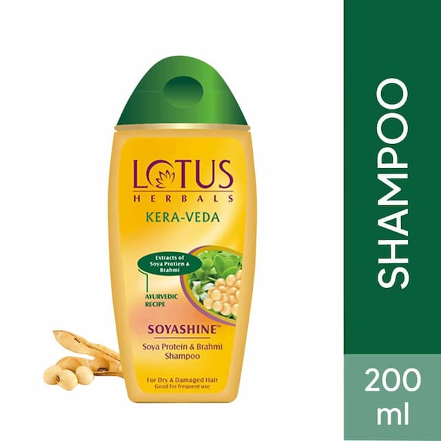 Lotus Kera-Veda Soyashine Soya Protein And Brahmi Shampoo 200 Ml