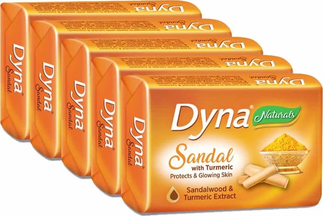 Dyna Naturals (Sandal & Turmeric Soap) 100gm X 5