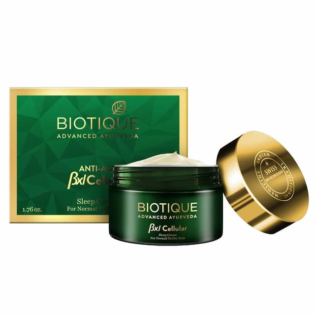 Biotique Bxl Cellular Wheat Germ Sleep Cream 50 Gm