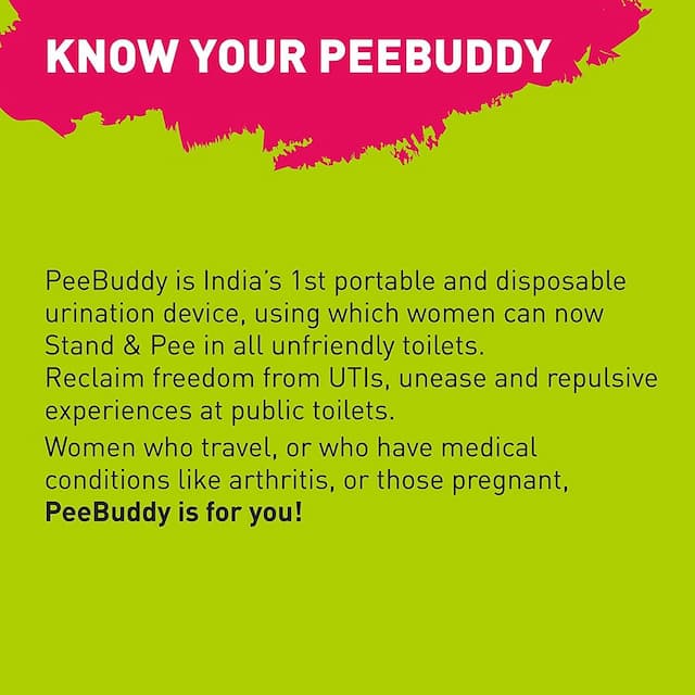 Peebuddy - Disposable### Portable Female Urination Device For Women - 10 Funnel
