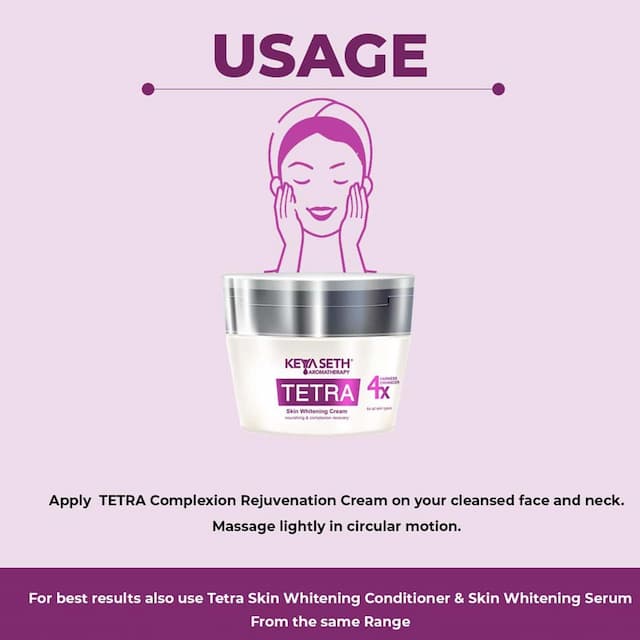 Keya Seth Aromatherapy, Tetra Skin Whitening Night Cream- 15gm