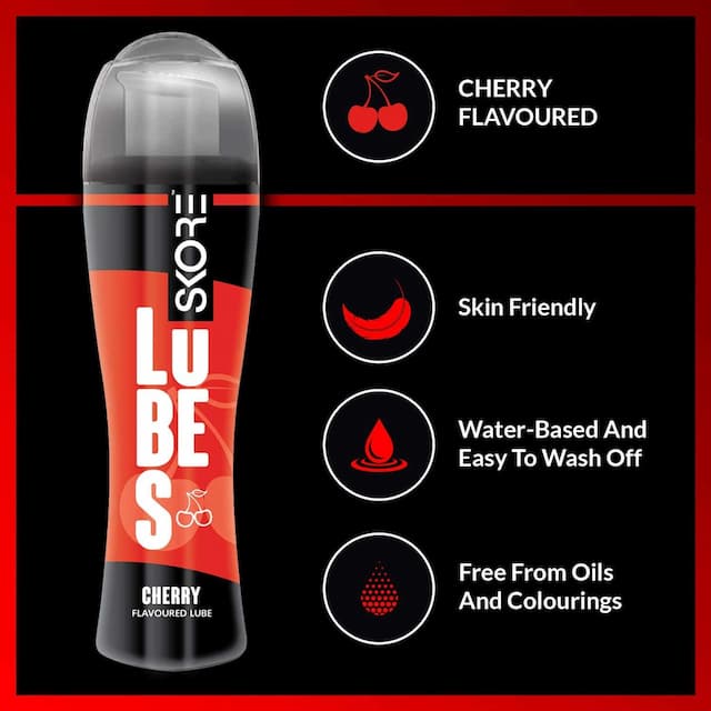 Skore Lubes Cherry - 50 Ml (Pack Of 1)