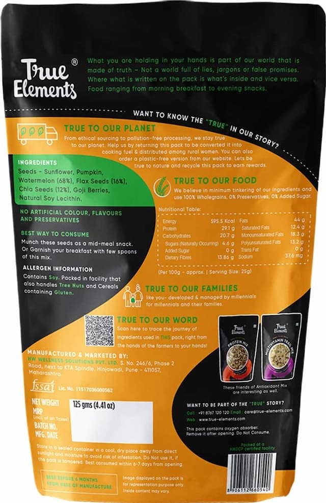 True Elements Antioxidant Mix 125gm