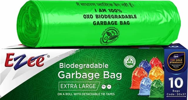 Ezee Bio-Degradable  Garbage Bags (30 X 37 Inches) Packet Of 10 Extra Large
