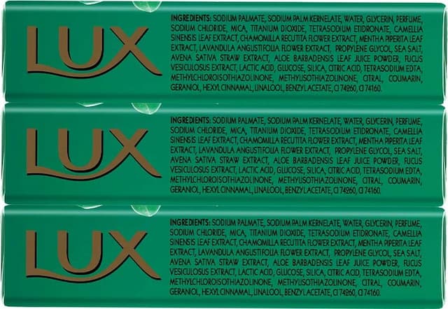 Lux Fresh Splash Water Lily & Cooling Mint Soap Bar 3 X 150 G