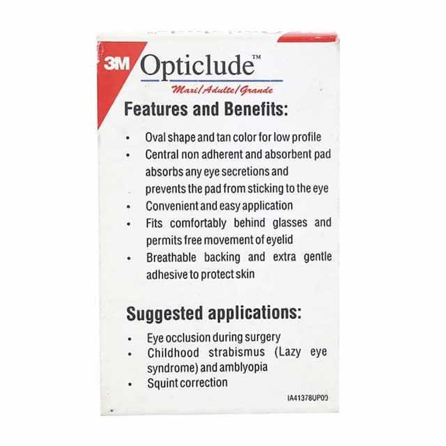 3m Opticlude Orthoptic Eye Patch 1539/20pcs