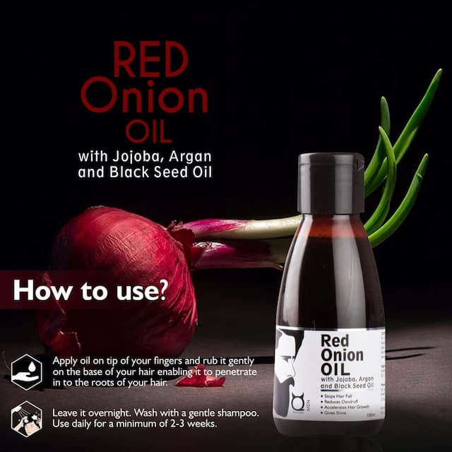 Qraa Men Red Onion Oil 100 Ml