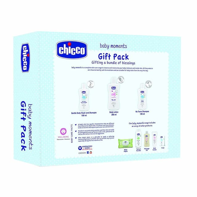 Chicco Baby Moments Gift Pack - Blue