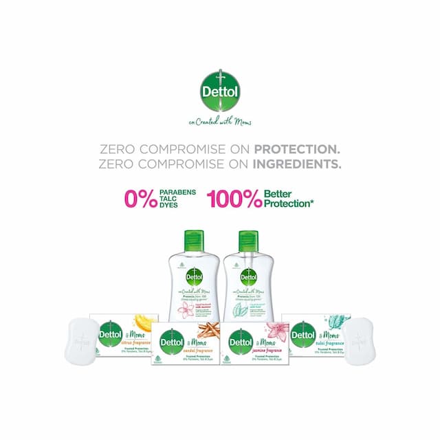 Dettol Jasmine Germ Protection Handwash Liquid Soap Fliptop - 200ml