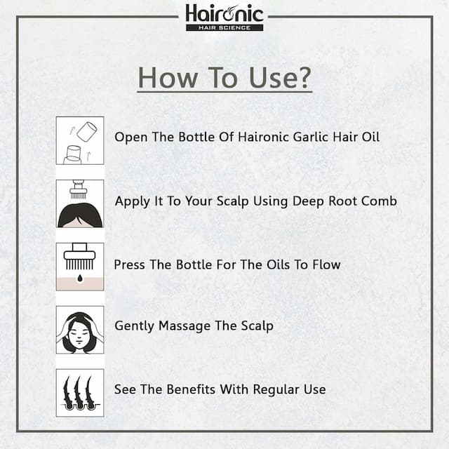 Haironic Hair Science Garlic Hair Oil 100ml