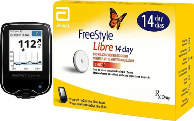 Freestyle Libre Sensor Flash Glucose Monitoring System (Yellow) Glucometer