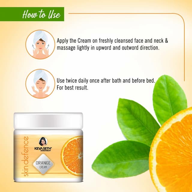 Keya Seth Aromatherapy, Skin Defence Orange Cream- 50gm