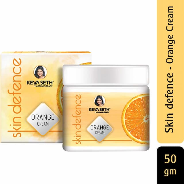 Keya Seth Aromatherapy, Skin Defence Orange Cream- 50gm