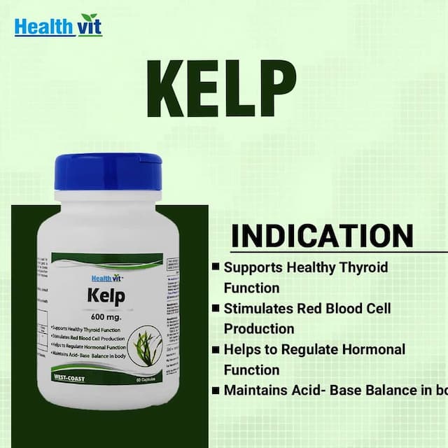 Healthvit Kelp 600 Mg - 60 Capsules