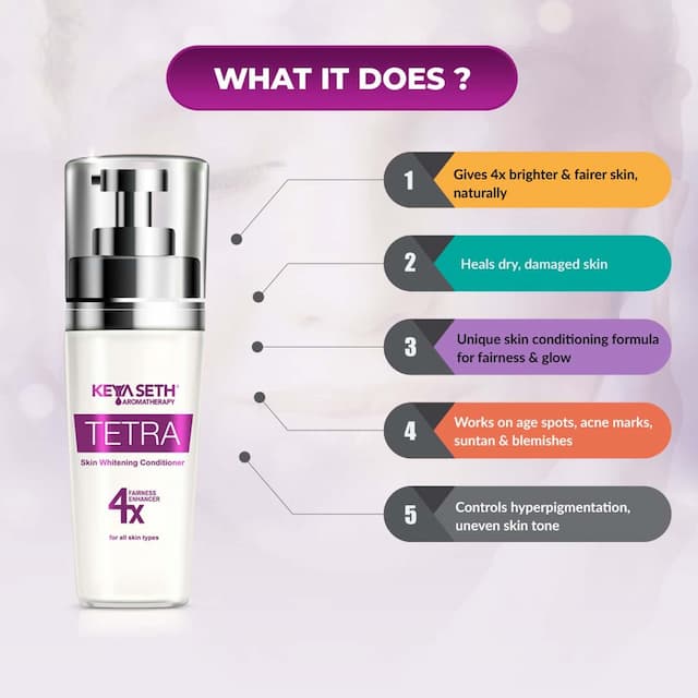 Keya Seth Aromatherapy, Tetra Skin Whitening Conditioner- 50ml