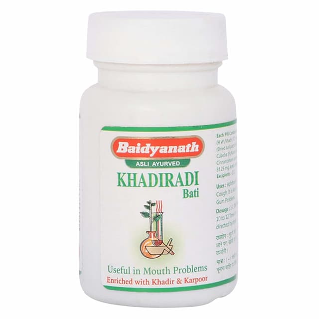 Baidyanath Khadiradi Bati Powder 10 Gm