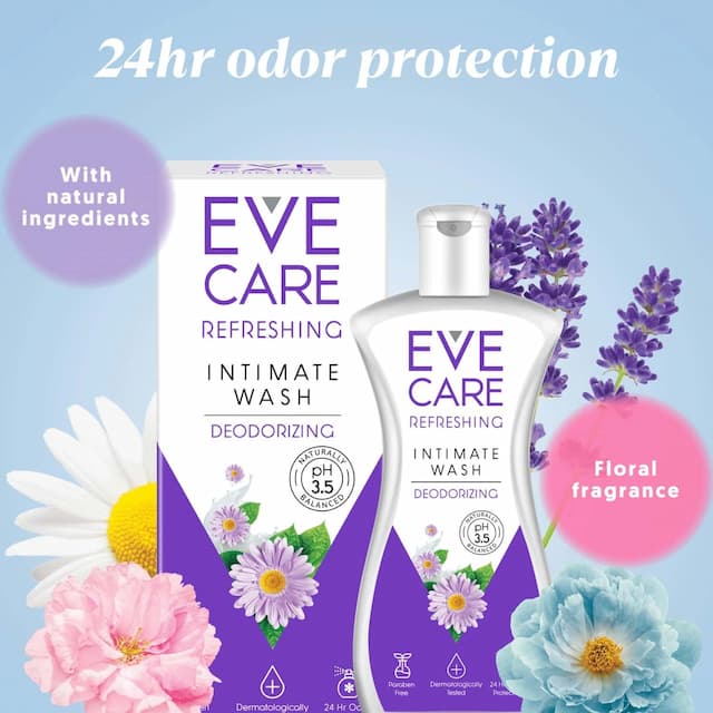 Evecare Refreshing Intimate Wash For Women - 90ml