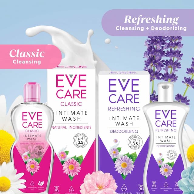 Evecare Refreshing Intimate Wash For Women - 90ml