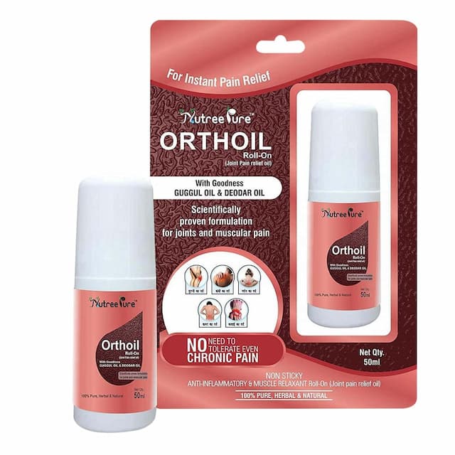 Nutree Pure Orthoil Pain Relief Oil Roll On 50 Ml