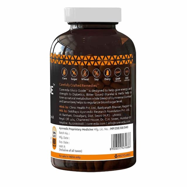 Cureveda Gluco Guide Endocrine Health Tablet 60