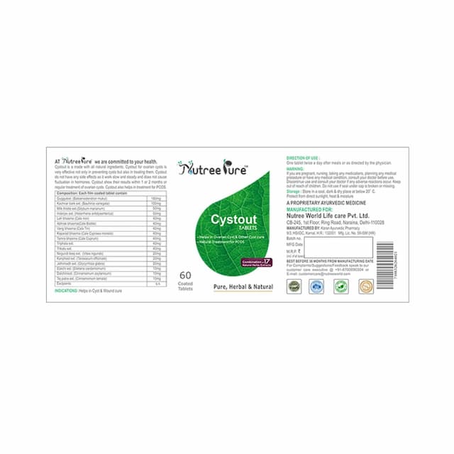 Nutree Pure Cystout Tablet 60