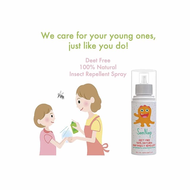 Sannap Natural Insect Repellent For Babies 100 Ml
