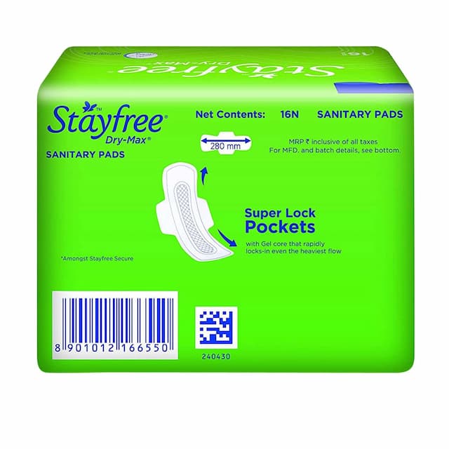 Stayfree Ultra Dry Max Pad 16