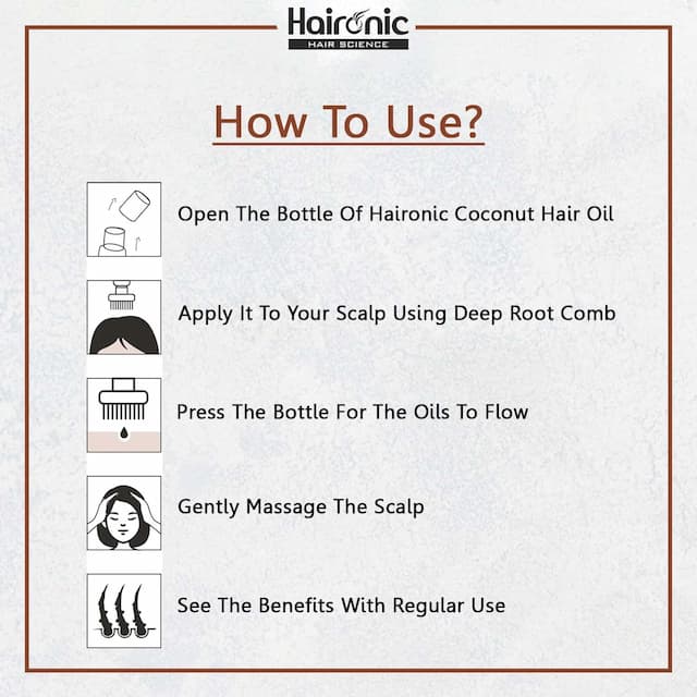 Haironic Hair Science Coconut Hair Oil 100ml